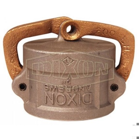 Dixon 150DC-LALockable Cam and Groove Dust Cap, 1-1/2 in, Aluminum, Domestic 150DC-LAL